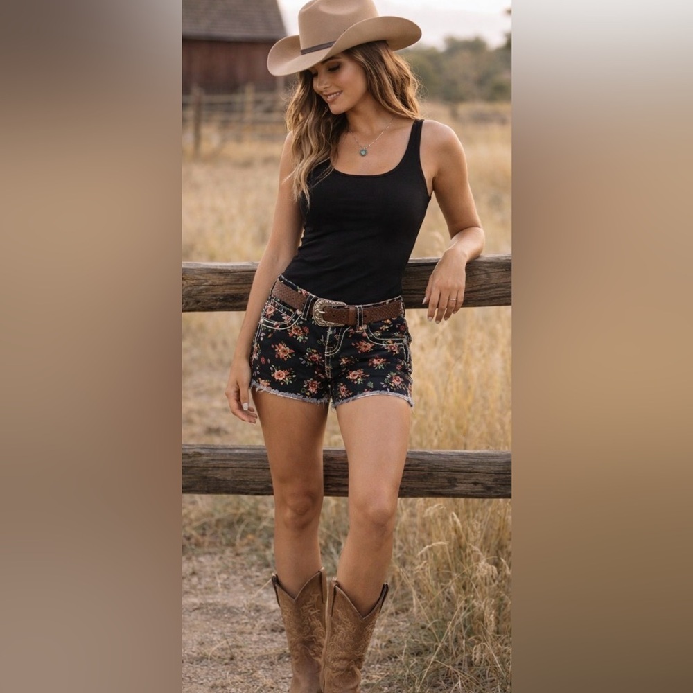 Miss me cargo jean shorts